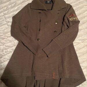 Harley-Davidson Brown Pea Coat